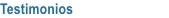 Testimonios